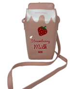 Sweet &amp; Fresh Strawberry Milk Vinyl Purse Pink - $18.04