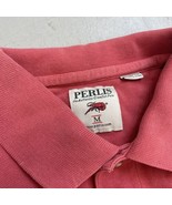 Perlis Golf Shirt Mens Medium Polo Crawfish Embroidered Performance Athl... - $26.97 CAD