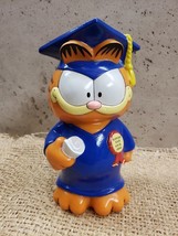 Garfield Support Your Local Grad Graduate Piggy Bank with Stopper Enesco - £15.66 GBP