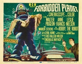 Forbidden Planet Poster 30x40 Horizontal RARE Robbie The Robot Anne Fran... - $39.99