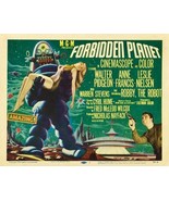 Forbidden Planet Poster 30x40 Horizontal RARE Robbie The Robot Anne Fran... - £31.45 GBP