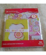 American Girl Crafts Mini Memory Book Kit &quot;ALL About Me&quot; 266 Pieces - £12.85 GBP