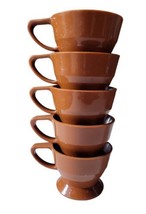 Vintage 1970s Lot of 5 Solo Cozy Cups Holders Brown - $12.99