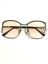 Vintage 60’s Tura Green Leather Eyeglass Frames w/rose Colored Lenses - £71.91 GBP
