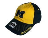 Fan Favorite University of Michigan Blue Relaxed Cleanup Adjustable Stra... - £17.69 GBP