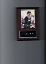 El Chapo With Gun Plaque Mexico Organized Crime Drug Cartel Guzman - £3.88 GBP