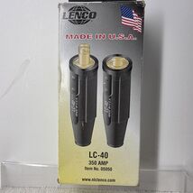 Lenco 05050 LC40 Welding Cable Connector Set Male Female Durable USA Made - $39.59