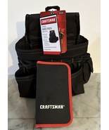CRAFTSMAN Fabric Tool Belt Pouch 12 Pocket 934530 + Ratcheting Screwdriv... - $90.30 CAD