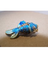 Vintage Cloisonne Enamel Fish Articulated 1 3/8&quot; - €11,72 EUR