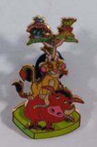 Disney WDW LE it&#39;s a small world Lion King Simba Timon Pumbaa Pin 46598 ... - £46.46 GBP