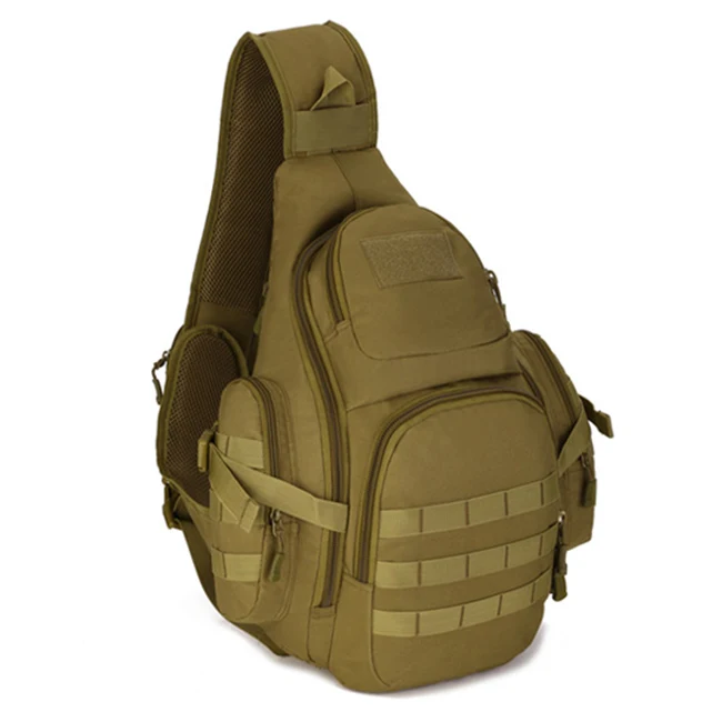 Men  Sling Bag 14 inch Laptop Chest Bags Waterproof Molle  Camping Hi Outdoor  B - $81.77