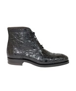 Handmade Men&#39;s Premium Quality crocodile Leather Boots All Size New - £125.85 GBP+