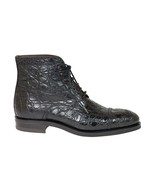 Handmade Men&#39;s Premium Quality crocodile Leather Boots All Size New - $159.99+
