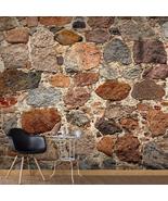 Tiptophomedecor Peel and Stick Wallpaper Wall Mural - Old Stones and Roc... - £47.20 GBP+