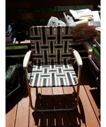 Vintage Aluminum Lawn Chair - needs new webbing - $34.65