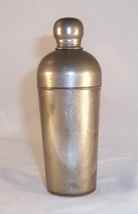 Unusual Vintage Nickel-Plated Small Metal Brandy Flask Warmer Made in Ge... - £39.15 GBP