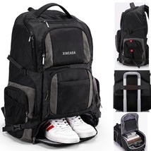 80L 50L Expandable Men 17 Inch Laptop Notebook Backpack Outdoor Hiking Travel Pa - £238.50 GBP