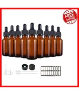 48-Pack 30ml Amber Glass Eye Dropper Bottles for Essential Oils &amp; Colognes - $770.75 MXN