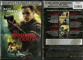 Bourne Identity Extended Edition Fs Dvd Franka Potente Universal Video New - £6.40 GBP