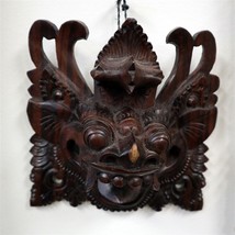 Vintage c1940&#39;s Beautifully Carved Mask Ceylon Sri Lanka - £123.30 GBP