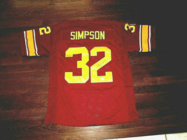 Oj Simpson Usc Trojans Buffalo Bills Hof Signed Auto Usc Football Jersey Jsa - £316.05 GBP