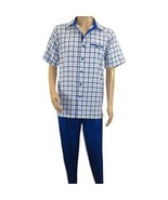 Men 2pc Walking Leisure Suit Short Sleeves By DREAMS Fancy 283-11 Royal ... - $171.83 CAD