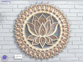 Lotus Flower Mandala - $4.00