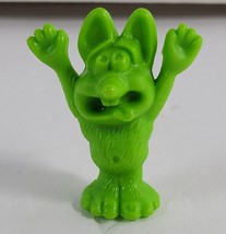 Vintage 80&#39;s Green Dashboard Decoration 1.5&quot; Tall RAT FINK Charm Figure Ed Roth - £11.86 GBP