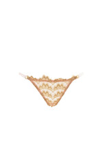 Agent Provocateur Womens Briefs Luxurious Glsy Printed Beige Size S - £71.94 GBP
