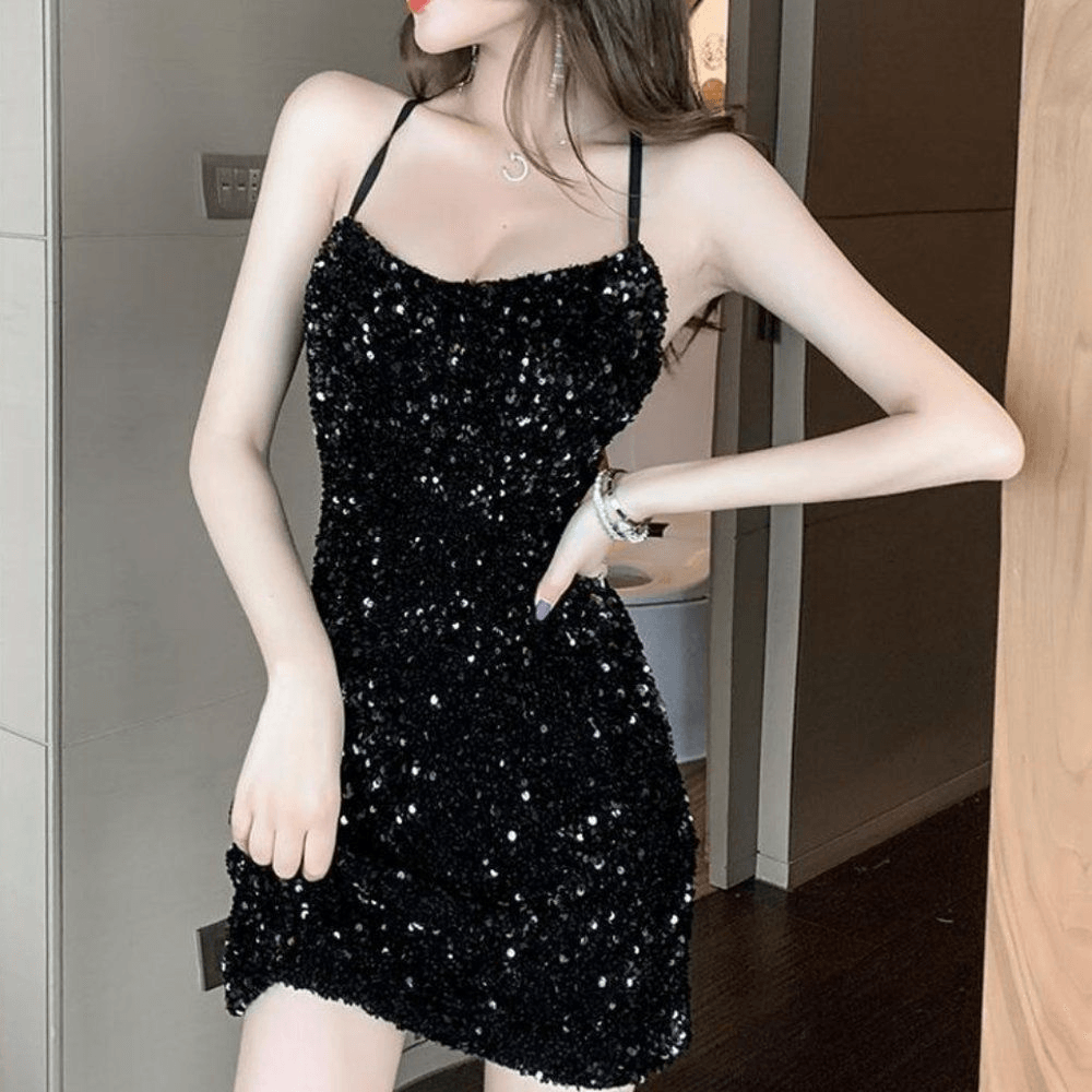 Sequin Bodycon Mini Dress - $49.00