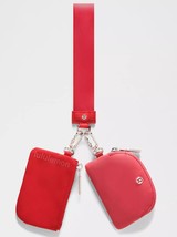 LULULEMON Dual Pouch Wristlet~Lulu Red/Desert Red NWT USPS SHIP - $99.95