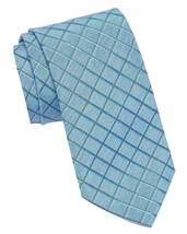 Kenneth Cole Reaction Mens Peter Grid Tie Blue One Size B4HP - £9.55 GBP