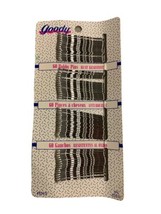 Vintage Goody Made In USA 1989 Bobby Pins 60 Pack Black #824/1 Brand NEW - $8.59
