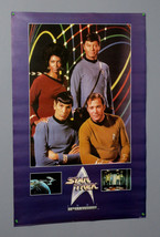 1991 Star Trek 36 by 23 3/4 inch poster: Captain Kirk/Mr Spock/Uhura/Bon... - $29.13