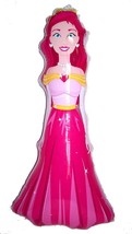 12 PRINCESS WITH TIARA 36 INCH INFLATABLE TOY  novelty inflate fantasy B... - $28.45