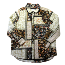 NWT Anthropologie Cotton Patchwork Quilted Shirt Jacket XL $190 - $118.80