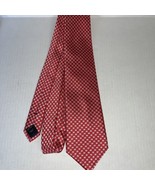 Jos. A. Bank Red &amp; White Silk Tie - £11.61 GBP