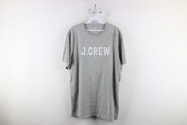 J Crew Mens Size Large Spell Out Block Letter Short Sleeve T-Shirt Heath... - $34.60