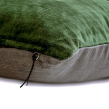 Emerald Green Velvet Double Side 16&quot;x16&quot; Pillow Cover - Velvet Emerald Jules - £21.95 GBP+