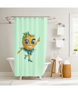 Olivia the Orange Shower Curtain by Dancing Littles Jungle - $742.38 MXN
