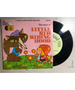 LITTLE RED RIDING HOOD (1968) Disneyland softcover book with 33-1/3 RPM ... - $13.85