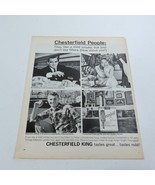 1965 Chesterfield King Cigarettes Lutheran Brotherhood Insurance 10.5&quot; x... - £5.16 GBP