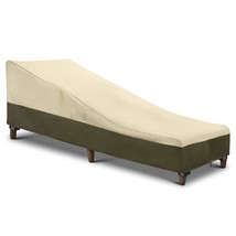 Chaise Lounge Cover Outdoor Waterproof, Patio Lounge Chair Cover 600 D Heavy Dut - £48.36 GBP