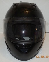 FUEL Black Motorcycle Motocross Full Face Helmet Size Xtra Large XL - £57.75 GBP