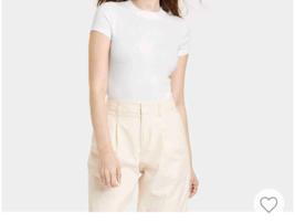 A New Day™ Women&#39;s Ribbed Bodysuit - White L - $10.88