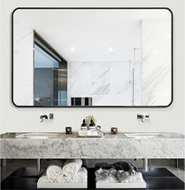 The Ckcy Black Bathroom Mirror 30X40, Large Mirror 30 X 40 Inch For Wall, - £85.12 GBP