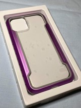 iPhone 11 Pro case metallic METAL frame purple DURABLE shockproof Snap O... - £7.53 GBP