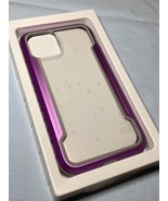 iPhone 11 Pro case metallic METAL frame purple DURABLE shockproof Snap O... - £7.58 GBP
