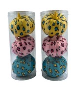 Target Bullseye Playground Fall Leopard Print Pumpkins 3 Pack Set Of 2 6... - $323.16 MXN