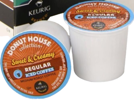 96/PACK - Donut House Sweet &amp; Creamy Ice Coffee K-Cup Pods BULK PACKAGING - $22.99